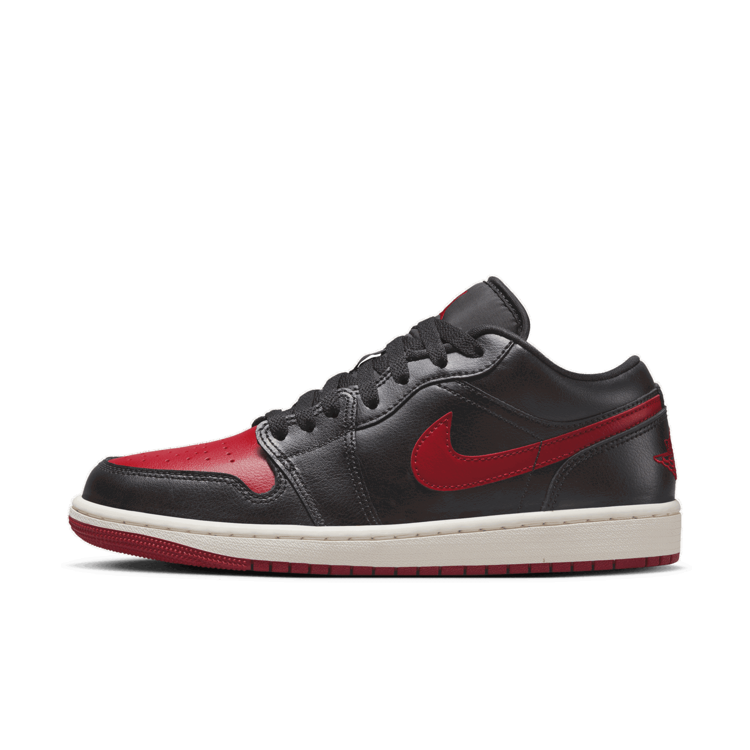Sneakers og sko Jordan Air Jordan 1 Low "Bred Sail" W Rød | DC0774-061, 1