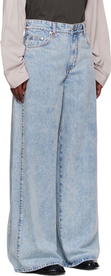 Jeans We11done We11done Oversized Low-Rise Jeans Blå | WD-DP2-25-337-W-SK, 1