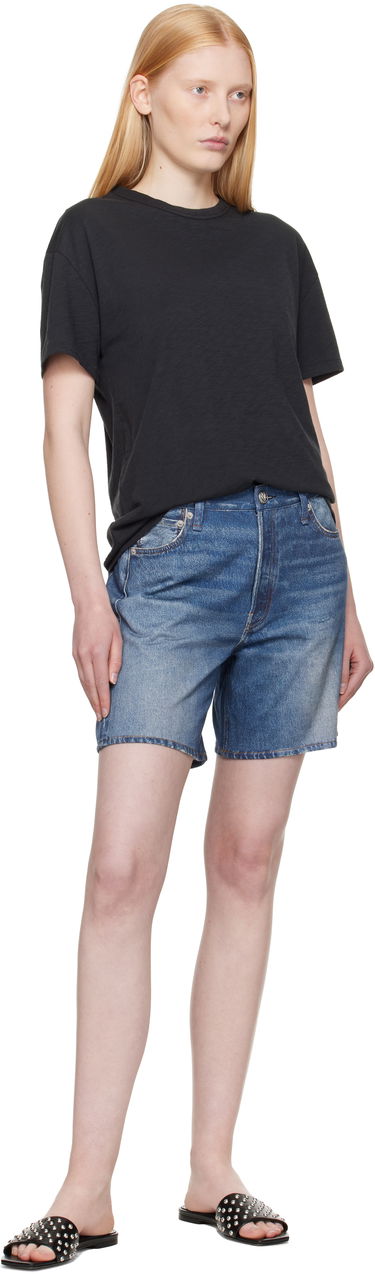 T-shirt rag & bone Rag & Bone Boyfriend Mini Slub T-Shirt Sort | WCC23ST059CH59, 3