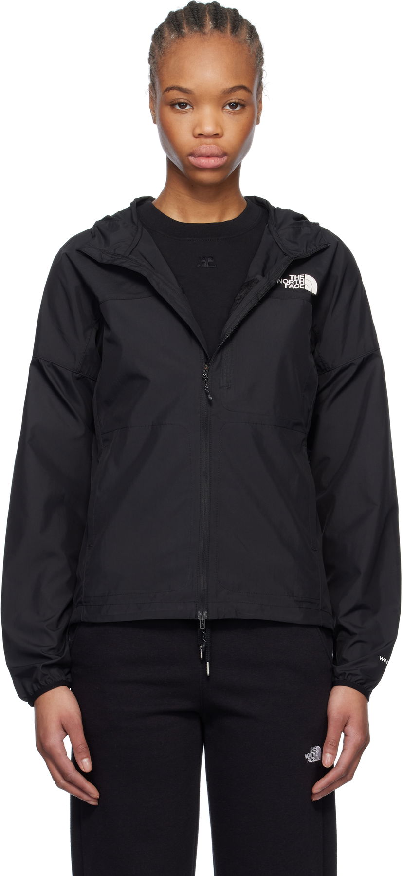 Vindjakke The North Face Higher Run Wind Jacket Sort | NF0A8720