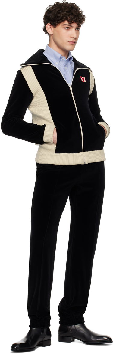 Bukser Valentino 'Chez ' Patch Sweatpants Sort | 6V3MD05AARD, 3