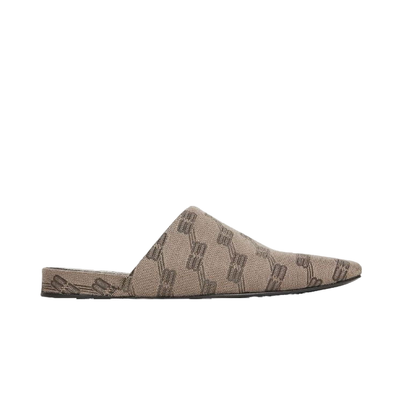 Sneakers og sko Balenciaga Cozy Jacquard Mules Brown Brun | 636605W2I10