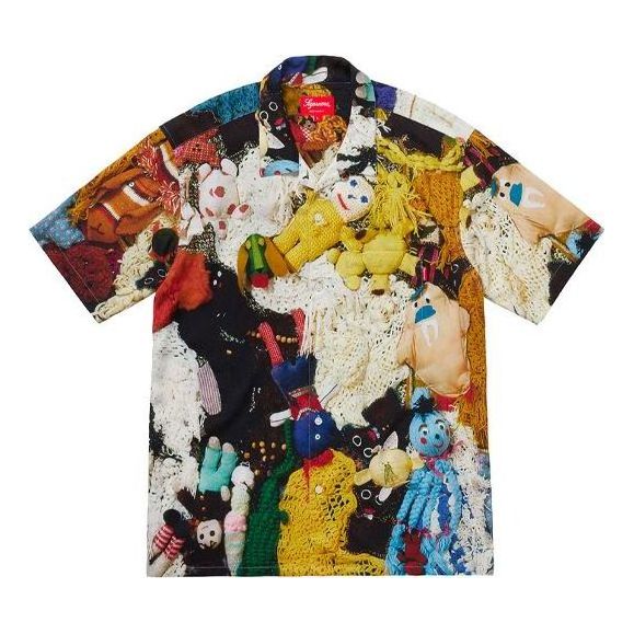 Skjorte Supreme Mike Kelley More Love Hours Rayon Shirt Flerfarvet | SUP-FW18-287