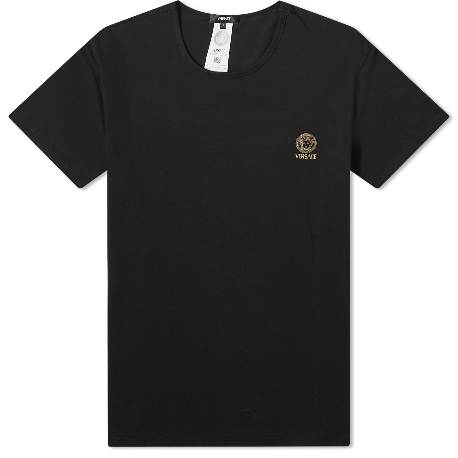 T-shirt Versace Men's Medusa Lounge Tee Black Sort | AUU01005-1A10011-A1008, 0