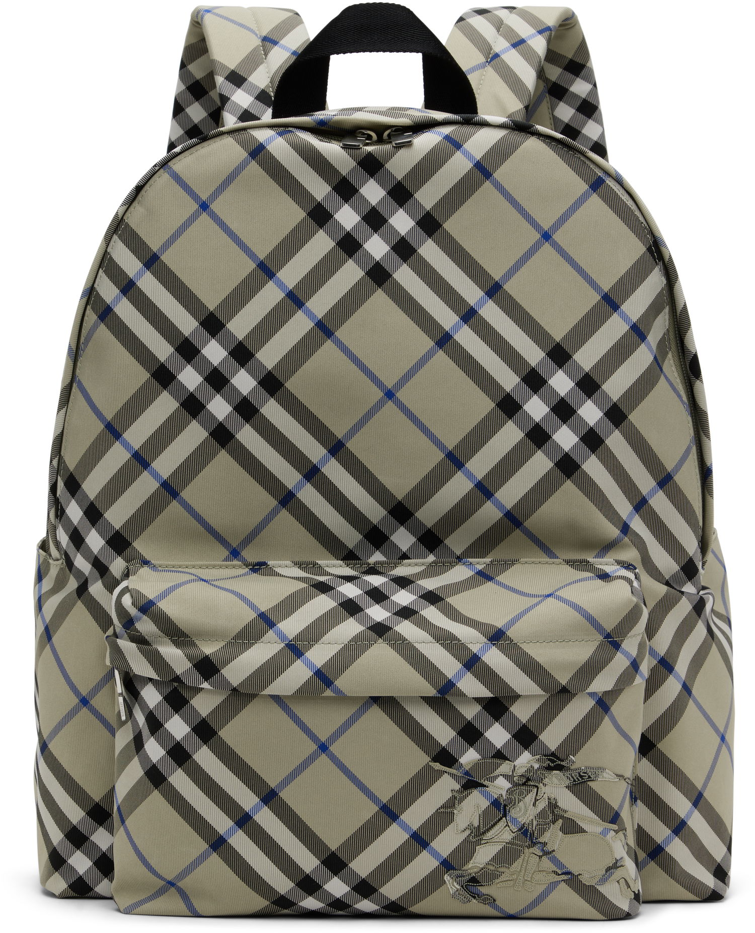 Rygsæk Burberry Check Backpack Grøn | 8091333, 0