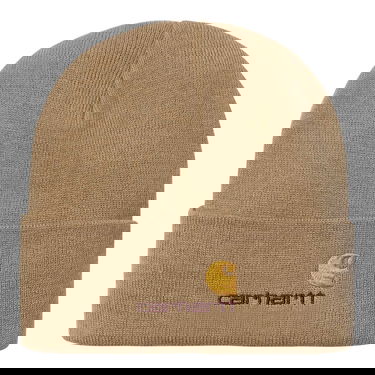 Beanie Carhartt WIP Script Beanie Brun | I034235-2FSXX, 0