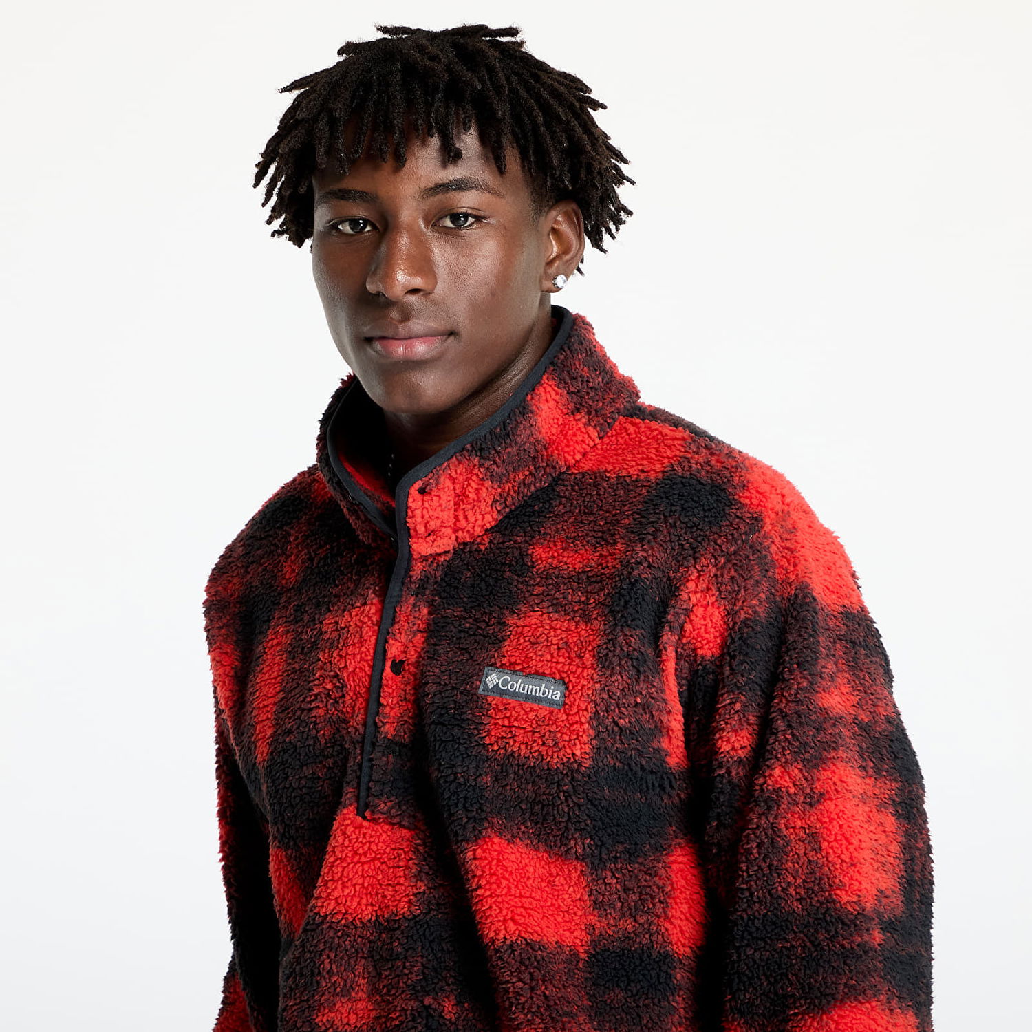 Sweatshirt Columbia Rugged Ridge™ Half Snap Fleece Sail Red Omblur Rød | 2097811698, 1