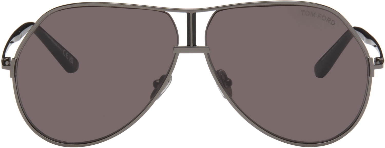 Solbriller Tom Ford Tom Ford Rickie-02 Aviator Sunglasses Grå | FT1281_6308A, 0