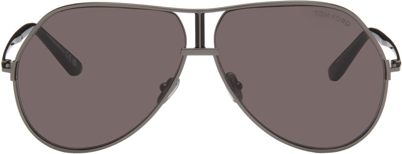 Solbriller Tom Ford Tom Ford Rickie-02 Aviator Sunglasses Grå | FT1281_6308A