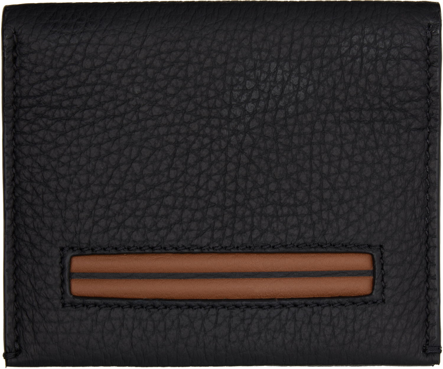 Tegnebog ZEGNA Leather Wallet Sort | LHCBU-E1914Z, 0