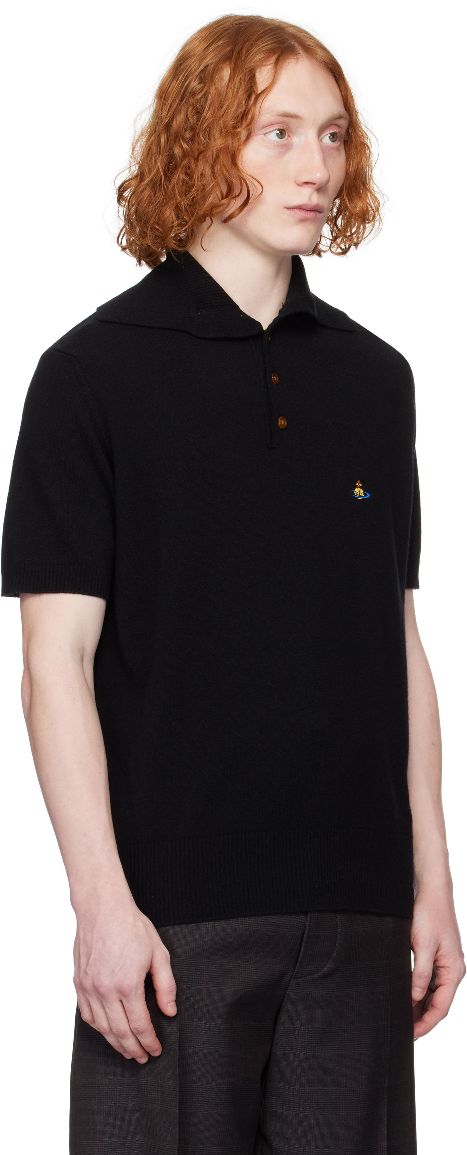 Polo skjorte Vivienne Westwood Vivienne Westwood Alex Polo Sort | 2701001P-Y0037-, 1