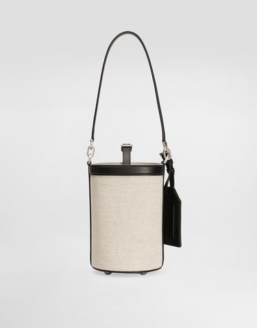 Håndtaske Dolce & Gabbana Dolce & Gabbana Fabric Bucket Crossbody Bag Beige | BM2506A9B648B965, 2