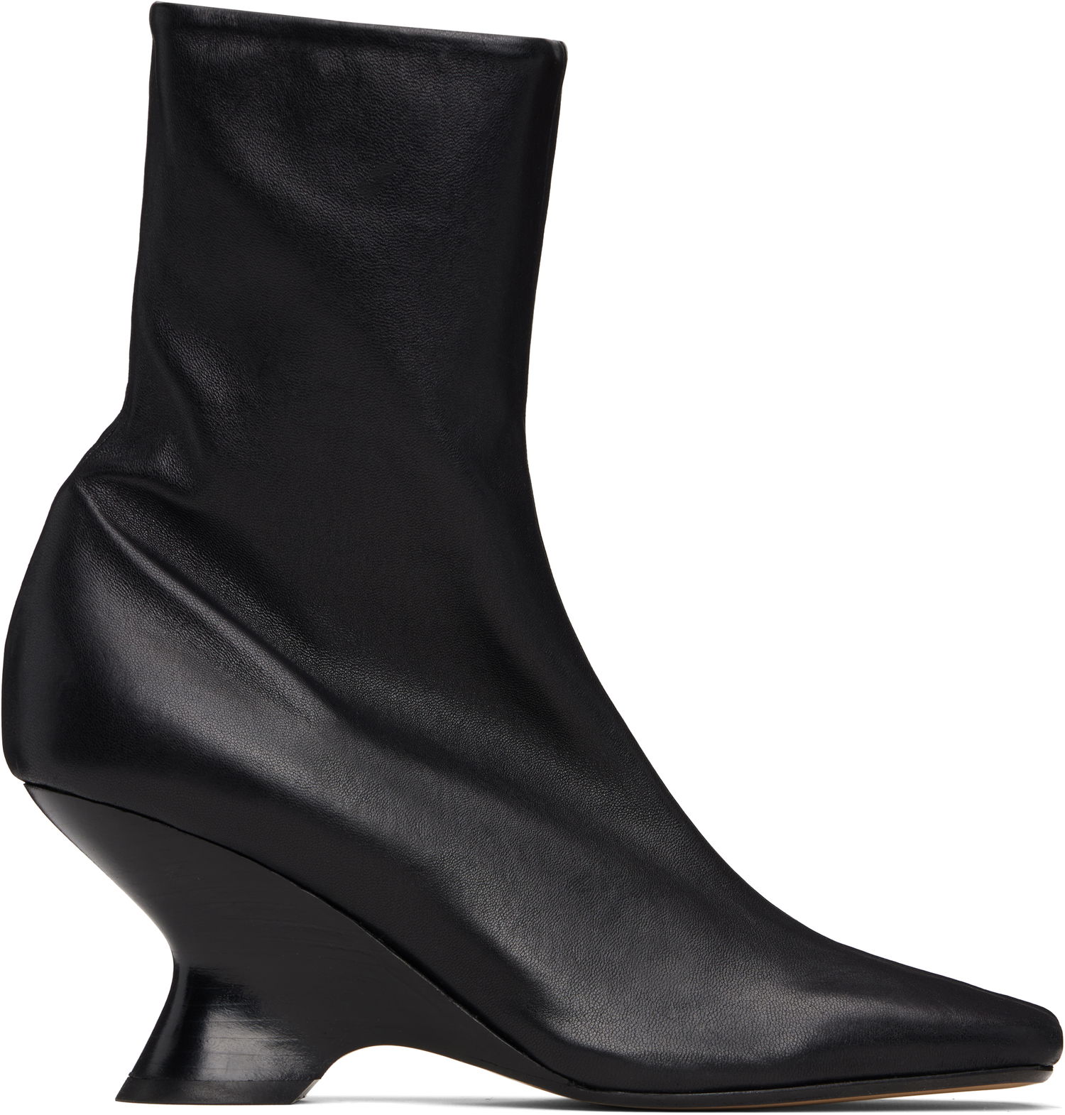 Sneakers og sko Dries Van Noten Dries Van Noten Heeled Ankle Boots Sort | 252-011704-140, 0