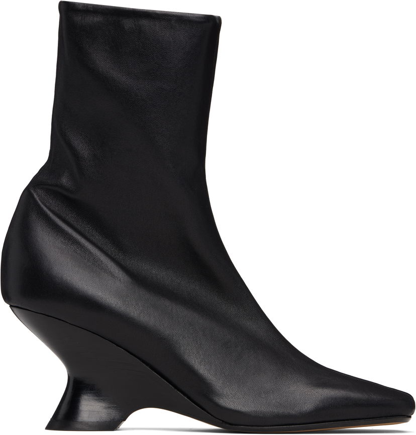 Sneakers og sko Dries Van Noten Dries Van Noten Heeled Ankle Boots Sort | 252-011704-140