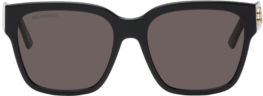 Solbriller Balenciaga Black Square Sort | BB0056S, 0