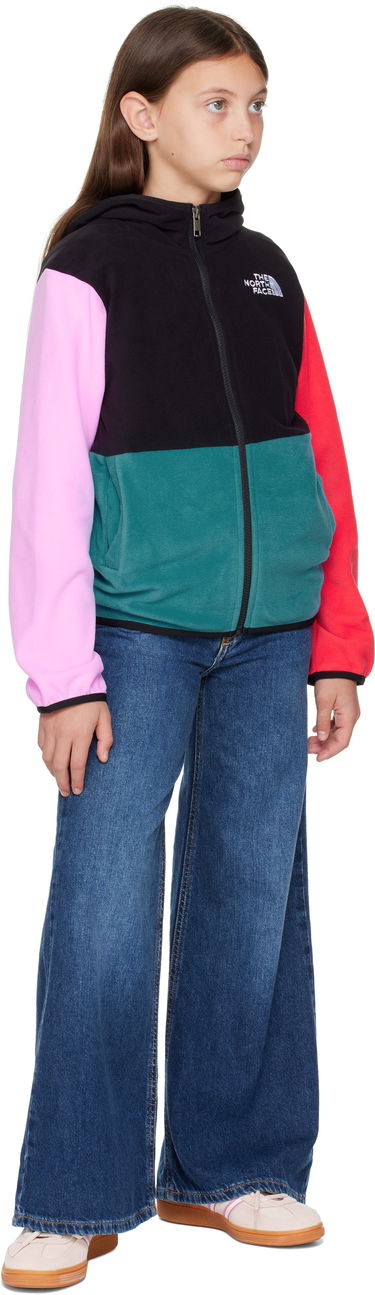 Jakke The North Face Kids' Glacier Full-Zip Hooded Fleece Jacket Flerfarvet | NF0A8AZK, 3