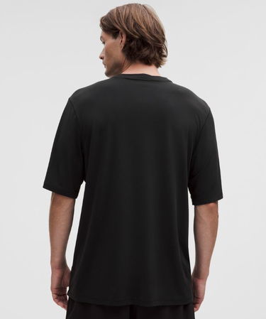 T-shirt lululemon Brushed Round Neck Yoga T-Shirt L Sort | prod20003651, 2