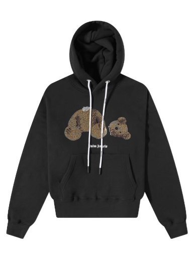 Sweatshirt Palm Angels Sequins Kill The Bear Popover Hoody Sort | PMBB058F22FLE0071076