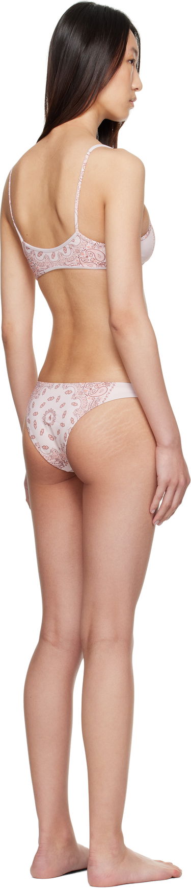 Badetøj The Attico Attico Paisley Bikini Lyserød | 250WBC00012 PAA048PR, 2