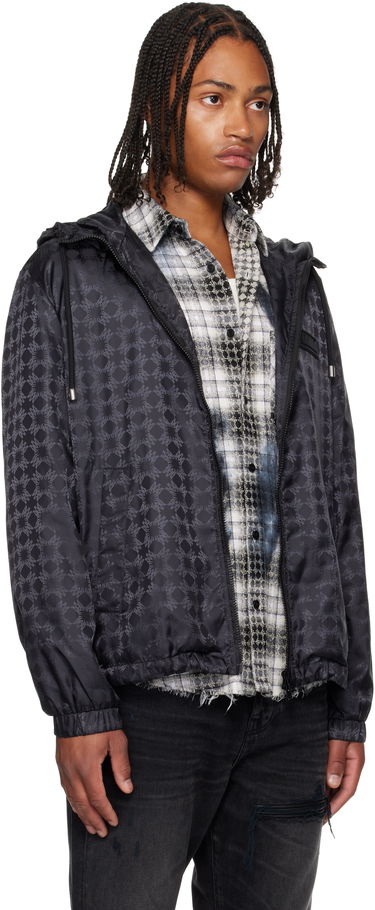 Vindjakke AMIRI AMIRI MA Quad Windbreaker Jacket Sort | AMOULW1039, 1