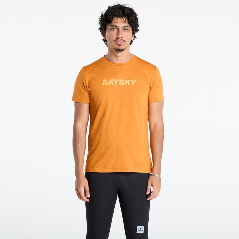T-shirt Saysky SAYSKY Logo Pace T-Shirt Orange | OMRSS20C4008