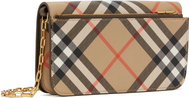 Skuldertaske Burberry Burberry Chain Strap Wallet Beige | 8095123, 2