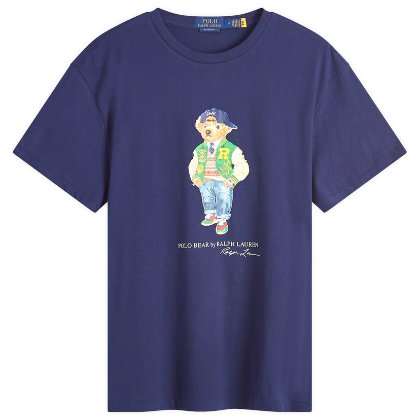 T-shirt Polo by Ralph Lauren Varsity Bear T-Shirt Lilla | 710854497039