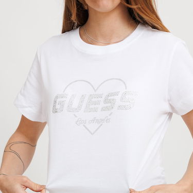 T-shirt GUESS Guess Narciso T-Shirt Hvid | V5GI10K9RM1-G011, 2