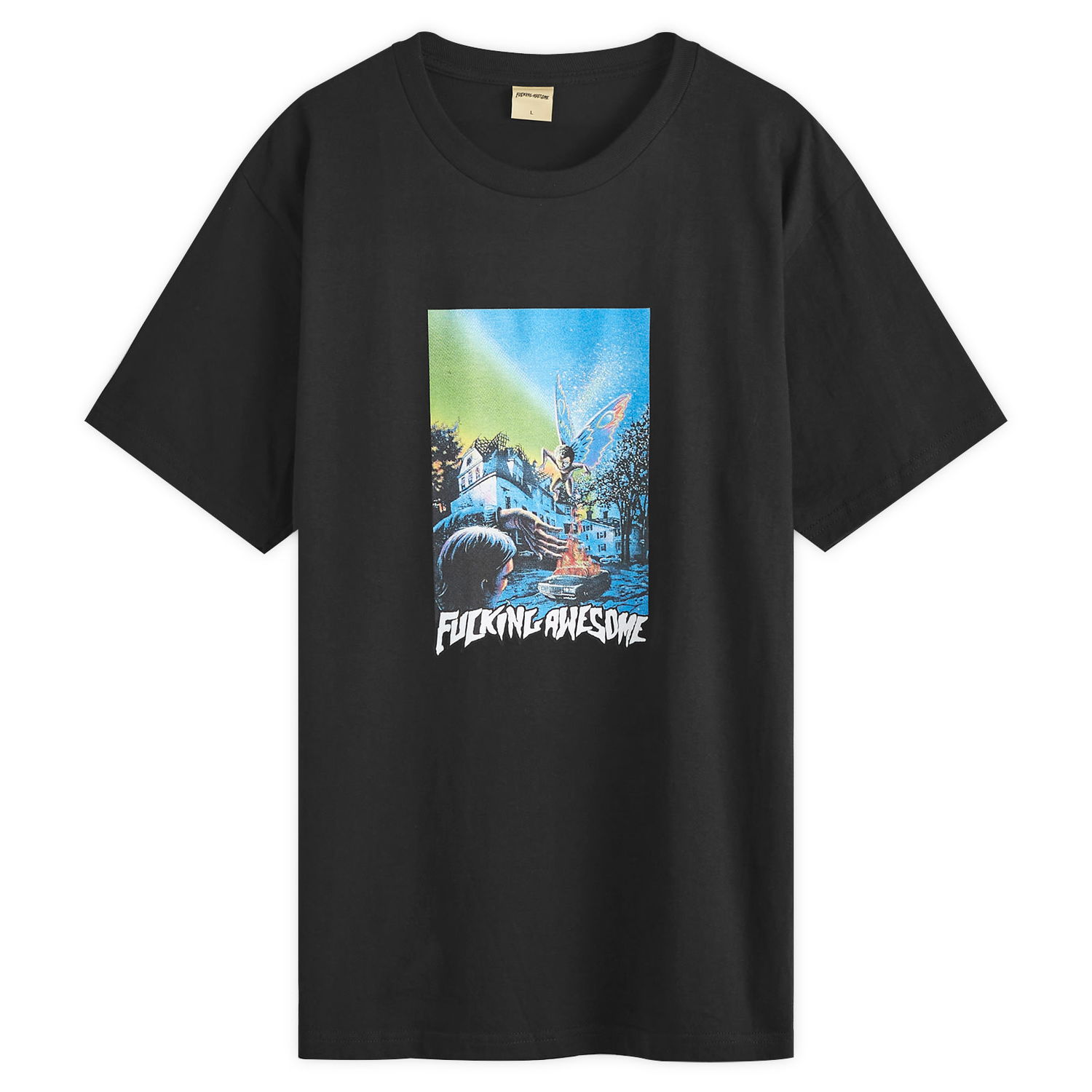 T-shirt Fucking Awesome Hawthorne T-Shirt Black Sort | FA2036-BLK, 0