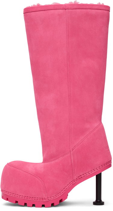Sneakers og sko Balenciaga Suede High Heel Boots Sort | 802178 WBFC1, 2