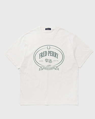 T-shirt Fred Perry Fred Perry Chosen By Champions Graphic T-Shirt Hvid | M1316-129, 2