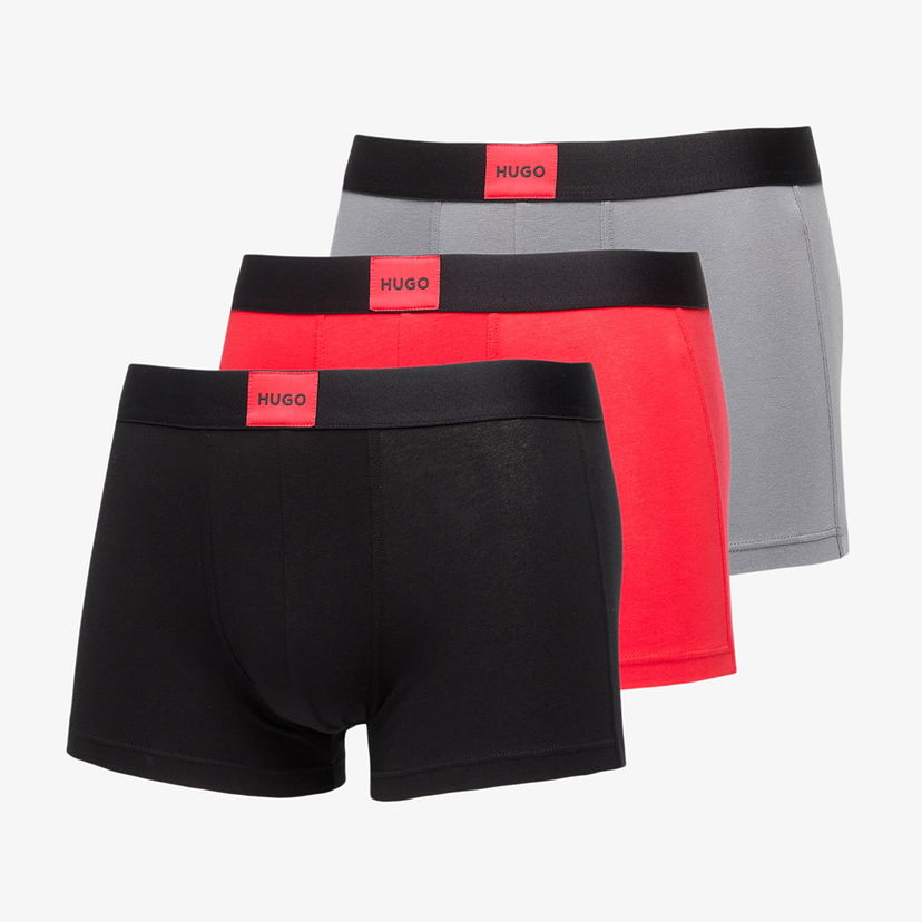 Boksere BOSS Hugo Boss Galaxy Stretch Trunks (3-Pack) Flerfarvet | 50532797-001