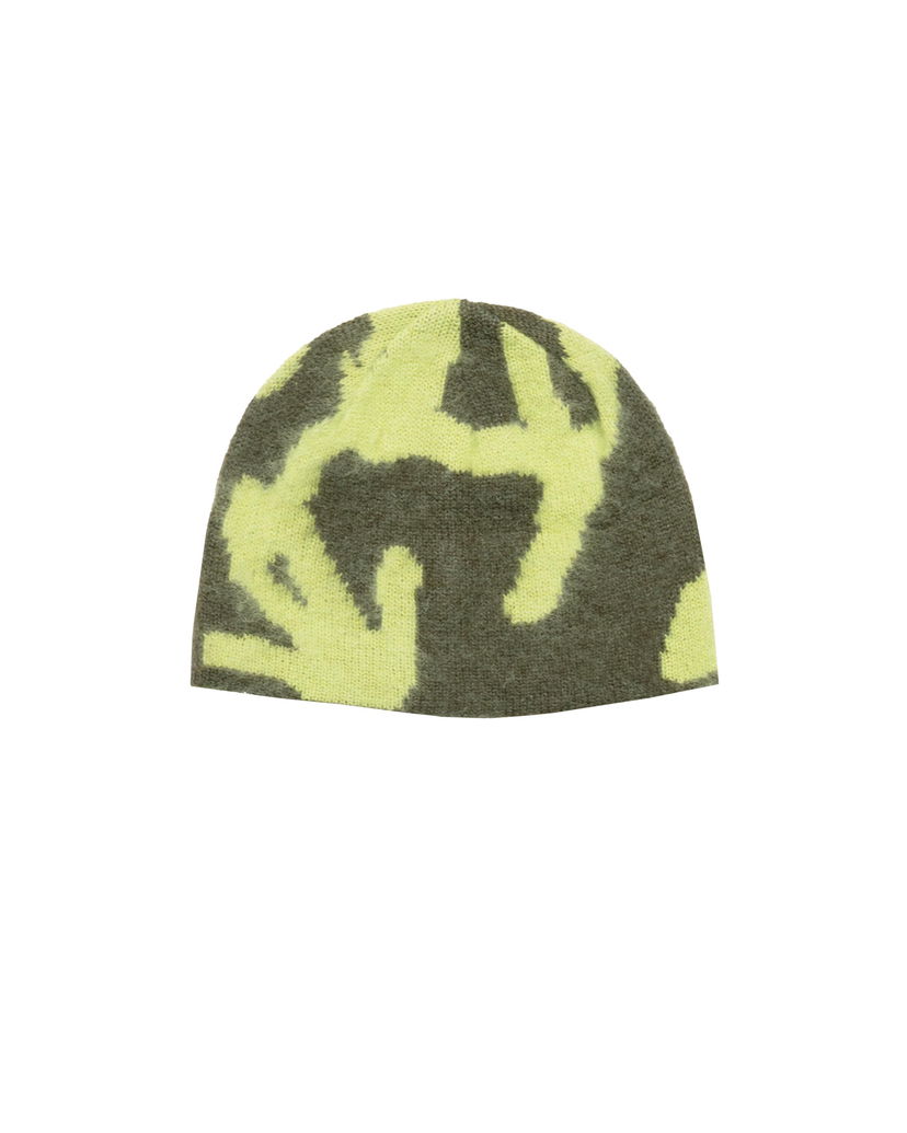 Beanie GRAMICCI Gramicci Mohair Burly Runningman Beanie Grøn | G5FA-151-CHT