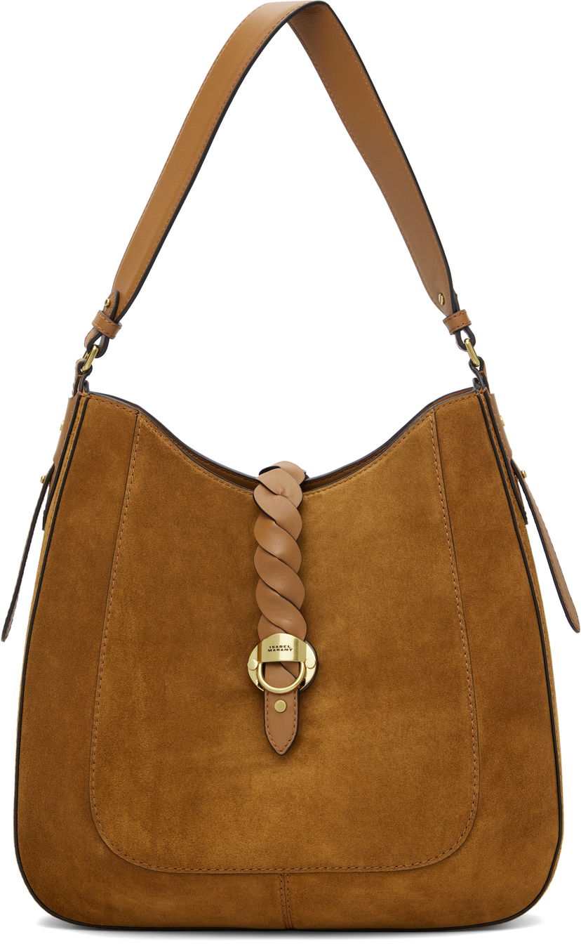 Håndtaske ISABEL MARANT Isabel Marant Altay Suede Shoulder Bag Brun | PP0353FA-C2C21M