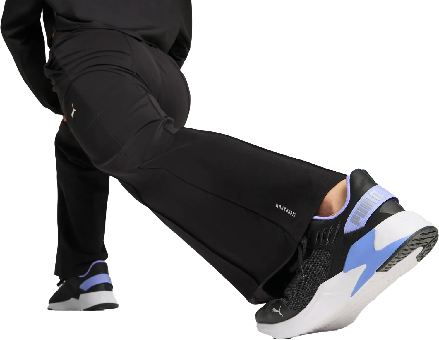 Træningsdragt Puma Puma CLOUDSPUN HW Wide Leg Pants Sort | 525764-01, 1