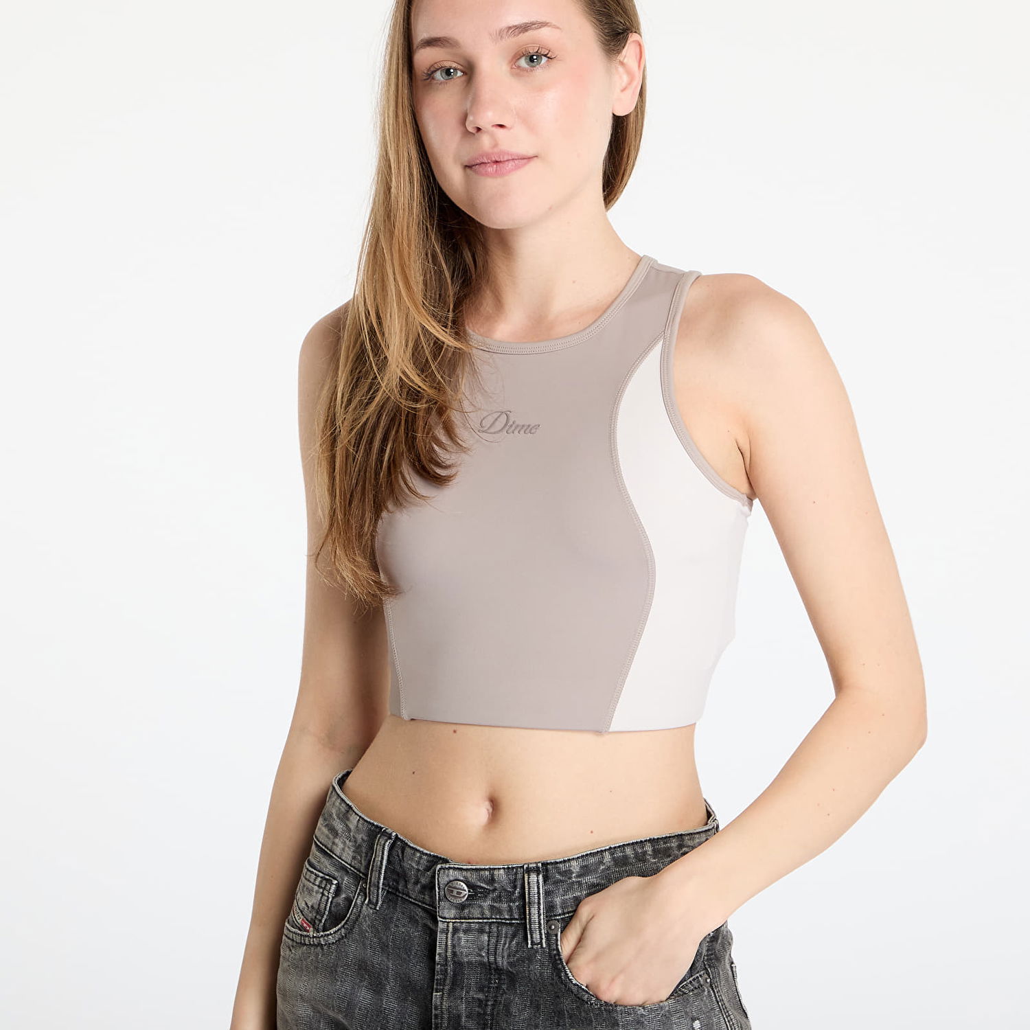 Bh Dime Sports Bra Taupe Grå | DIME2SP258TAU, 1