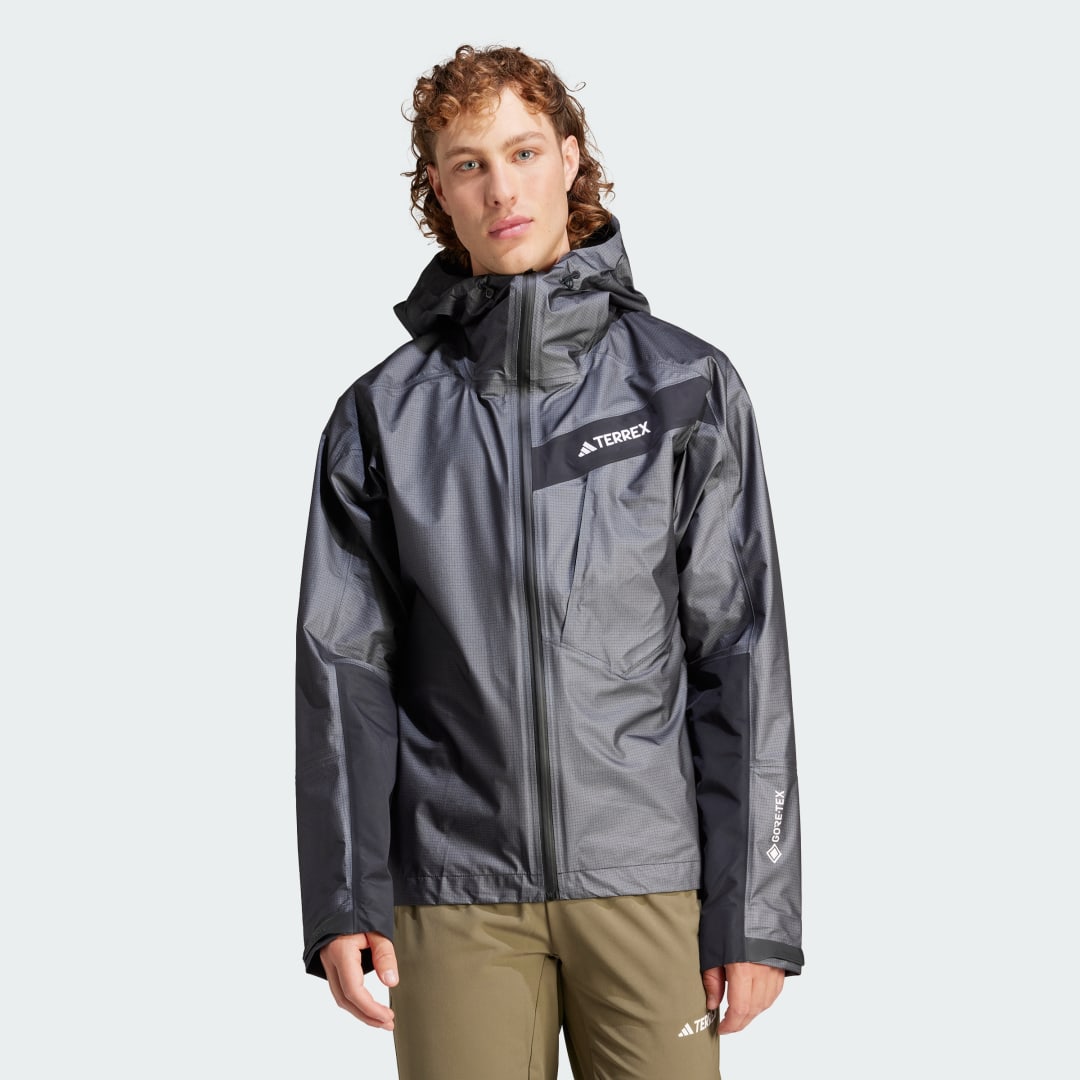 Jakke adidas Performance adidas TERREX Terrex Techrock Light Gore-Tex Active Sort | IP1417, 0