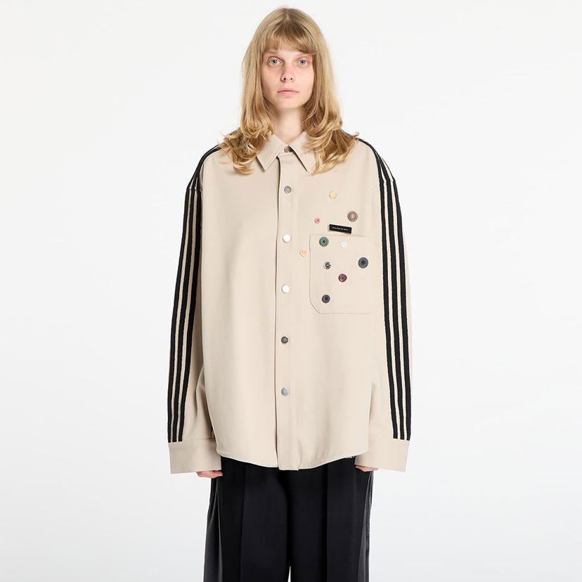 Jakke adidas Originals SONG FOR THE MUTE Shirt Jacket Beige | KC3141