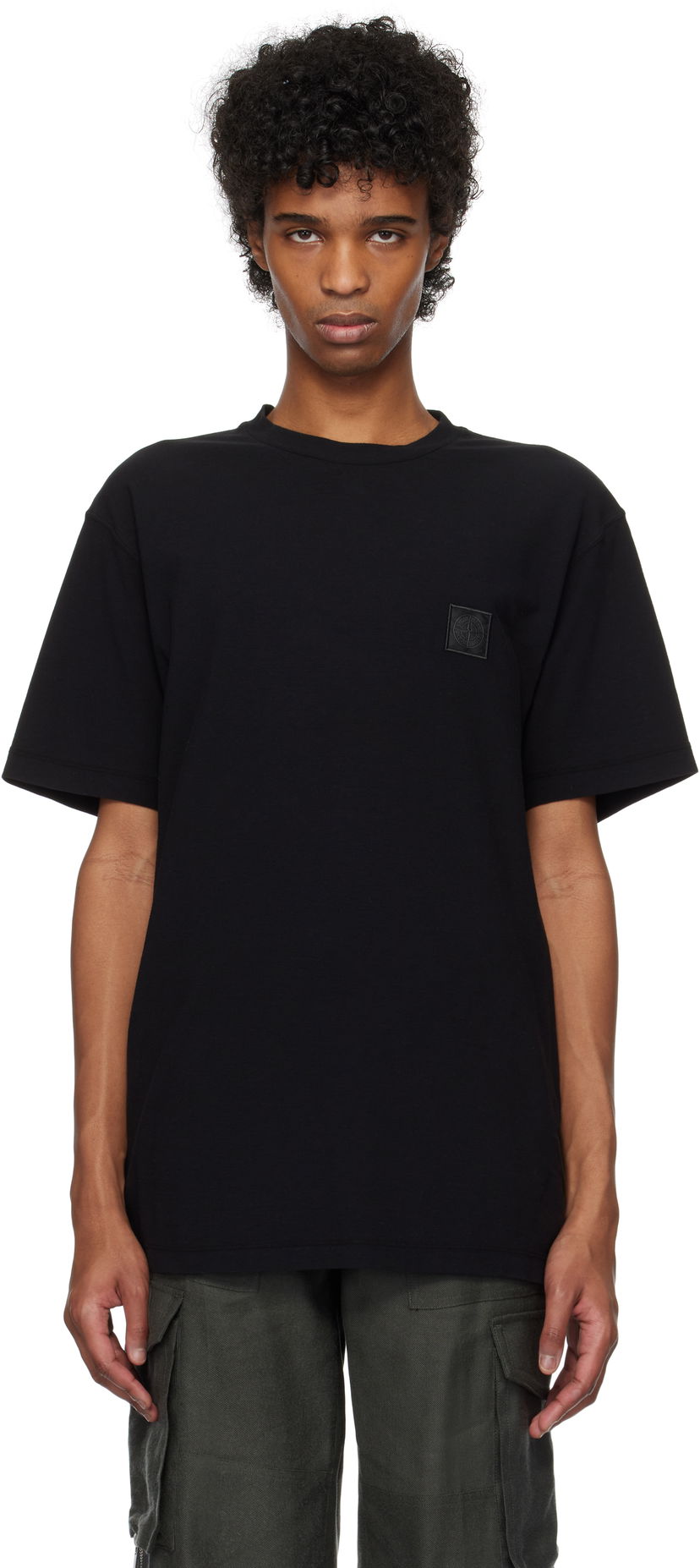 T-shirt Stone Island Stone Island Garment Dyed Tee Sort | K1S15 2100008 S0F11