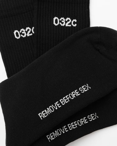 Sokker 032C REMOVE BEFORE SEX CREW SOCKS Sort | F24-UUK-3911-100, 1