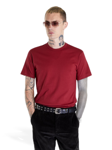 T-shirt Comme des Garçons SHIRT Knit T-Shirt Bourgogne | FJ-T016