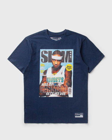 T-shirt Mitchell & Ness Mitchell & Ness Denver Nuggets Carmelo Anthony SLAM T-Shirt Mørkeblå | BMTRINTL1276-DNUNAVYAC, 1