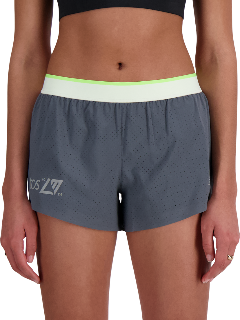 Shorts New Balance London Edition Race Day Split Short Grå | ws41292d-gt