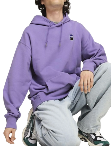 Sweatshirt Puma Puma Downtown 180 Hoodie Lilla | 624376-29, 0