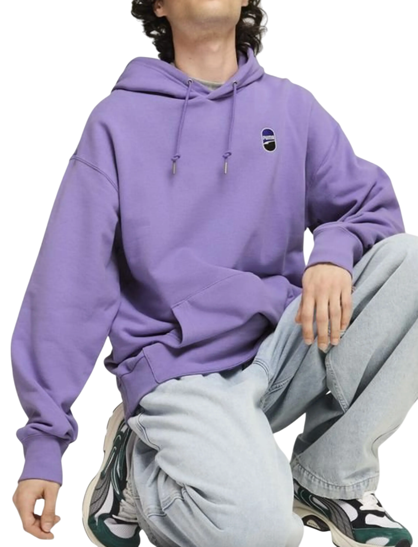 Sweatshirt Puma Puma Downtown 180 Hoodie Lilla | 624376-29