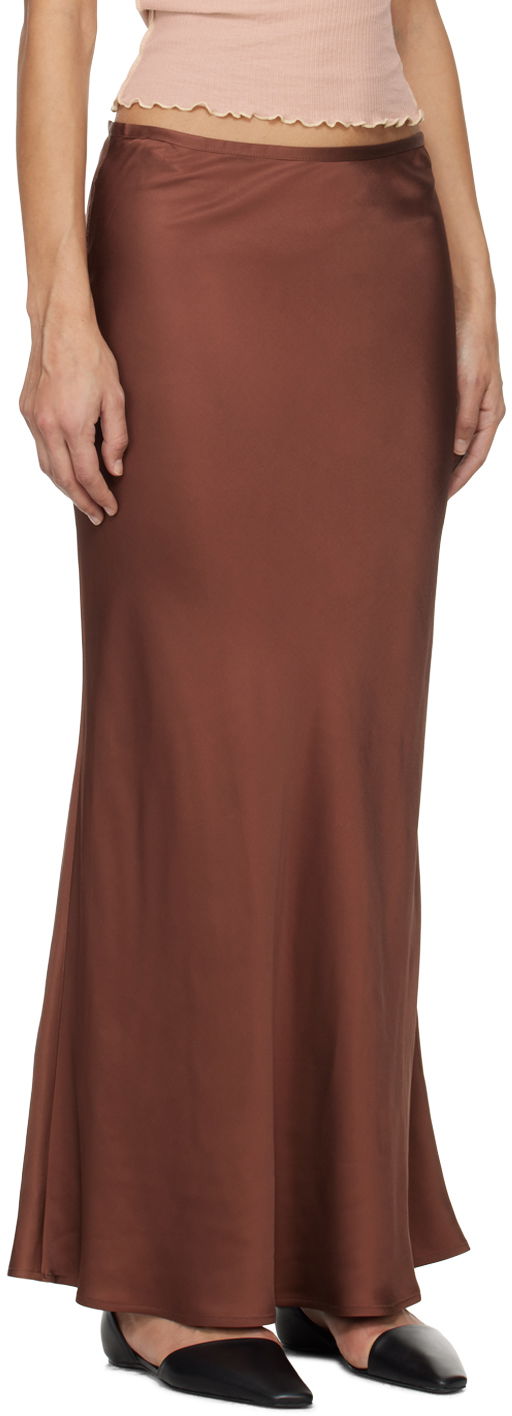 Nederdel Baserange Maxi Skirt Brun | SKDYF-VI-SP24, 1