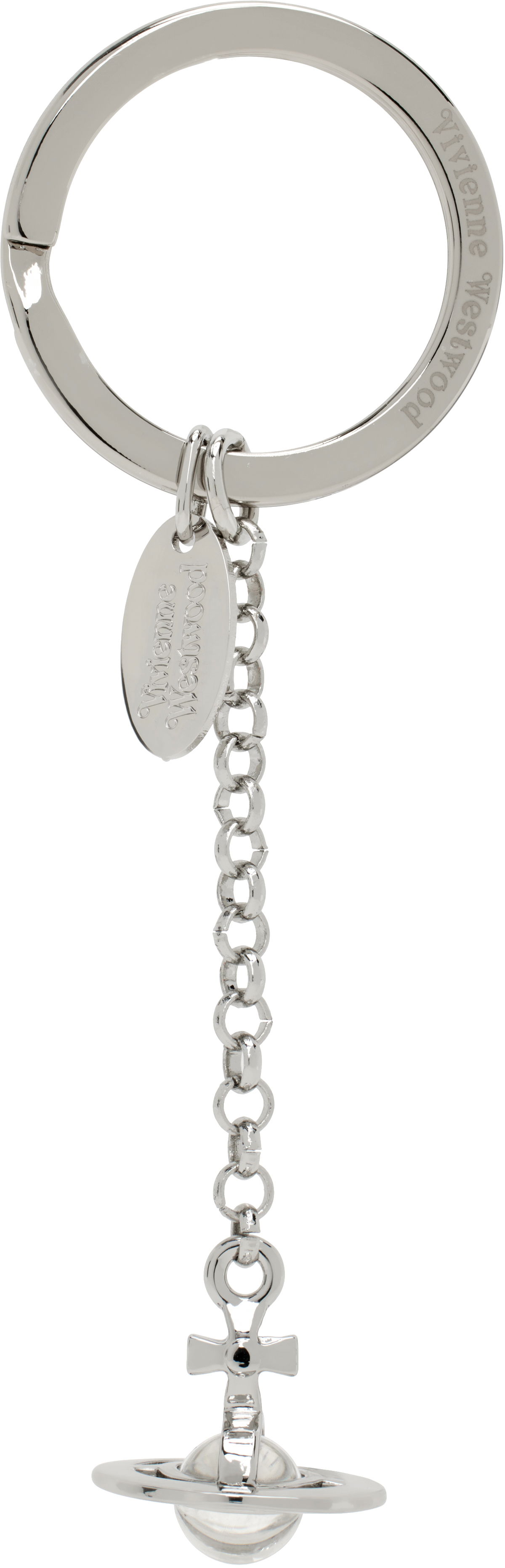 Nøgleringe Vivienne Westwood Vivienne Westwood Hanging Orb Keychain Metalisk | 8203011DU-OM000I-, 0