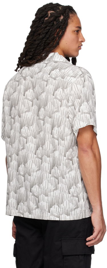 Skjorte BILLIONAIRE BOYS CLUB Billionaire Boys Club City Rain Short Sleeve Button-Up Shirt Hvid | B23127, 2