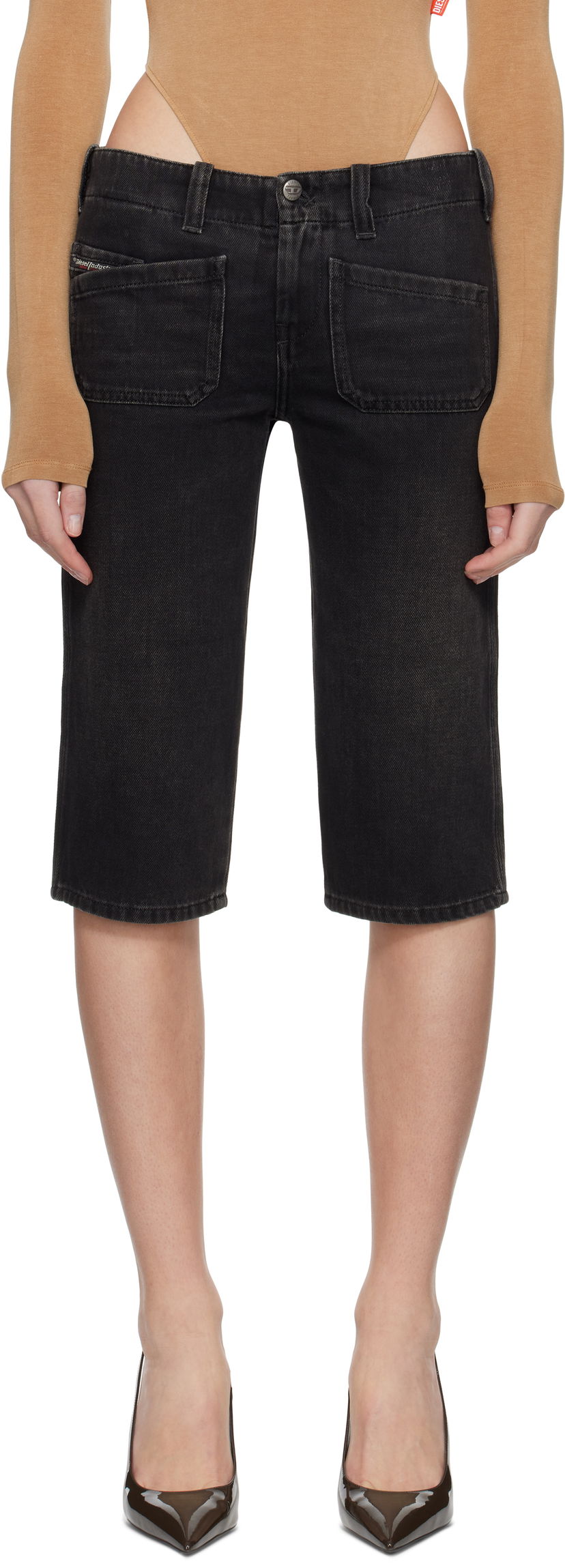 Shorts Diesel Diesel De-Keate Denim Shorts Sort | A16358 09J96