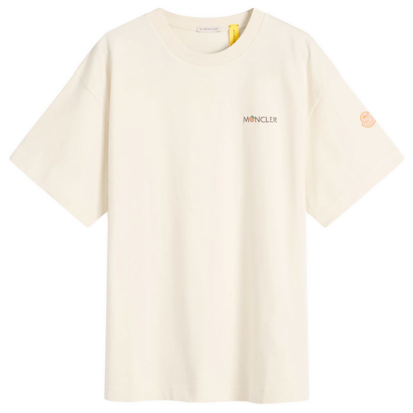 T-shirt Moncler Men's Gilga Farm by Donald Glover Heavy T-Shirt, Size Large Hvid | 8C000-05-89AZ9-02B
